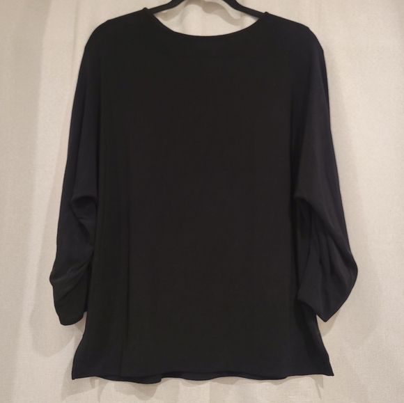 Chico's Traveler's Batwing Sleeves Blouse  Top - Picture 2 of 9